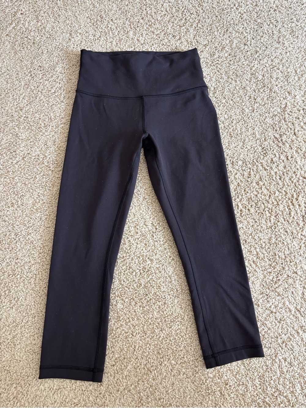 lululemon athletica Black High-Rise Crop Leggings